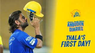 Thalas First day at Practice  Anbuden Diaries IPL 2024 [upl. by Eolcin]