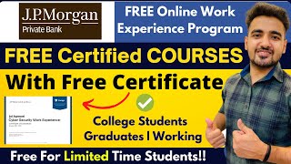 JP Morgan Free Certification Course For Students  JP Morgan Virtual Internship Learn CyberSecurity [upl. by Nas]