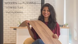 Wooden finish tile and vinyl flooring installation India l Ask Iosis Hindi Interior Design India [upl. by Drugi]