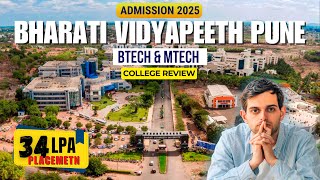 Bharati Vidyapeeth Pune  Btech amp Mtech ReviewCampus Tour  Highest package 34 LPA  Admission 2025 [upl. by Samaria]