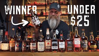 Whats The BEST Whiskey Under 25  We Blind Taste 16 Budget Whiskeys to Find Out [upl. by Ellatsyrc450]