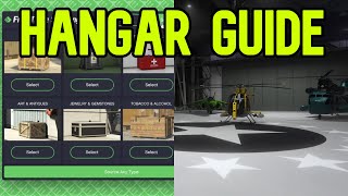 Gta 5 Hangar Guide  Best Source Hangar business Solo [upl. by Elkin]