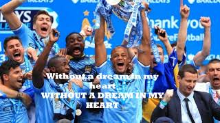 Blue Moon  Man City Anthem with lyrics FULL HD [upl. by Stanly65]