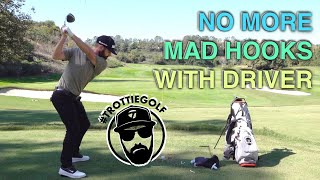 How To Stop A Hook With Driver  TrottieGolf [upl. by Nawtna393]