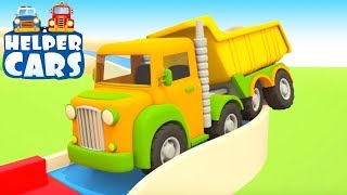 Helper Cars and Trucks for Kids The Big Dump Truck  Car Cartoons amp Toddler Learning Videos [upl. by Schluter]