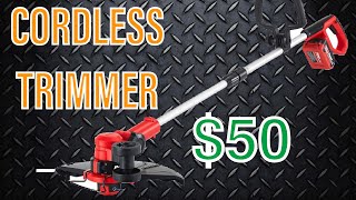 Bauer Cordless String Trimmer Review  1 Season Harbor Freight [upl. by Calhoun411]