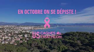 Sortie vélo US Cagnes Triathlon quotOctobre rosequot [upl. by Bachman]