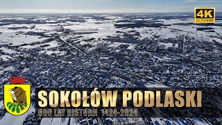 Sokołów Podlaski 600lat historii dronem nad miastem 4K [upl. by Josee]