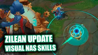 ZILEAN REWORK VISUAL NAS SKILLS  Zilean VFX Update 2021 LOL [upl. by Tompkins]