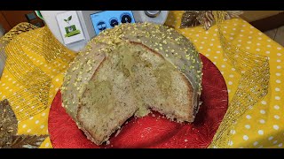 Panettone al pistacchio per bimby TM6 TM5 TM31 [upl. by Acinorehs]