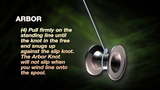 How to tie a Spiderwire Arbor Knot [upl. by Lybis]