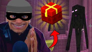 Looting My Own Ender Chest in End City 350 IQ Minecraft 12 [upl. by Bowes930]