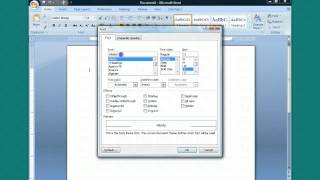 Changing Default Font and Font Size in Word [upl. by Atkinson154]