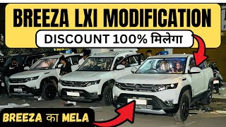 Maruti Breeza Lxi to Zxi Modified with Price [upl. by Einnoc12]