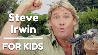 Steve Irwin quotThe Crocodile Hunterquot Biography For Kids [upl. by Aisan634]