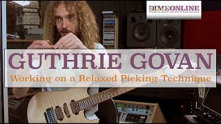 Guthrie Govan on Relaxed Picking Technique [upl. by Ainaled]