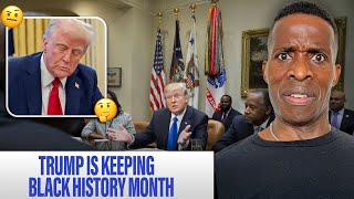 Donald Trump Has Decided To Respect Black History Month [upl. by Cathrine345]