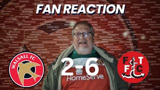 Fan Reaction after Walsall 26 Fleetwood [upl. by Yenatirb390]