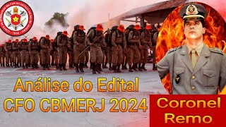 Análise do Edital CFO CBMERJ 2024 [upl. by Eelanej]