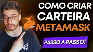 🦊 COMO CRIAR UMA CARTEIRA METAMASK  TUTORIAL COMPLETO [upl. by Reisch]