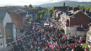 Cliftonville FC Irish Cup Celebrations Bank Holiday Monday [upl. by Entruoc]