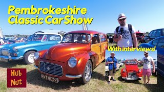 Pembrokeshire Classic Car Show  with interviews And Stationary Engines [upl. by Oramug]