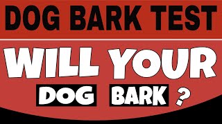 Dog Bark Test  This Sound Will Make Your Dogs Barking [upl. by Oderfigis]