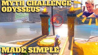 Immortals Fenyx Rising Myth Challenge Odysseus Bow amp Arrow Puzzle Clashing Rocks [upl. by Ahidam121]