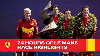 Ferrari Hypercar  Ferrari Wins 24 Hours of Le Mans  Race Highlights [upl. by Philender]