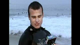 Surfer Dude at the Wedge in Newport Beach [upl. by Cordova]