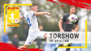 Torshow 19 Spieltag LOTTO Hessenliga 202425 [upl. by Karlan]