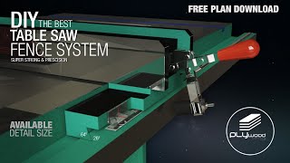 DIY Table Saw Fence System [upl. by Lowenstern]