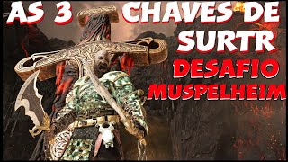 AS 3 CHAVES DE MUSPELHEIM  GOD OF WAR [upl. by Reisch909]