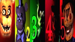 The Return To Freddys 15 Jumpscare Simulator ALL JUMPSCARES [upl. by Azitram541]