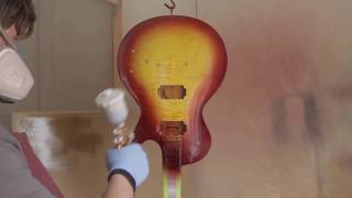 59 Les Paul Burst nitro finish by DrNitro part 3 Painting [upl. by Portwin760]