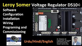 Leroy Somer Voltage Regulator D510 Installation  Configuration Wiring Programing amp Commissioning [upl. by Atsira]