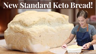 Full Size Keto Bread Loaf Gluten Free LIGHT AND FLUFFY [upl. by Sonitnatsnok]