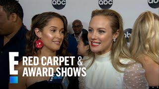 Jaina Lee Ortiz amp Danielle Savre Dish on quotStation 19quot  E Red Carpet amp Award Shows [upl. by Dnalor281]