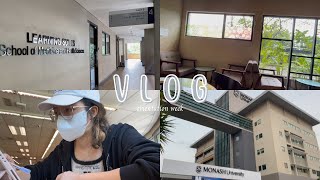 Monash University Orientation VLOG  fit check freebies campus tour etc [upl. by Butte]