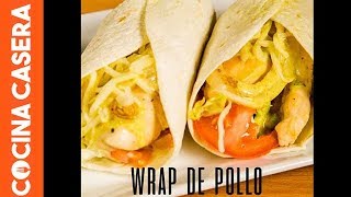 Wraps de Pollo con Salsa de Yogur al Curry [upl. by Caiaphas]