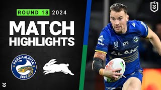 NRL 2024  Eels v Rabbitohs  Match Highlights [upl. by Gizela]