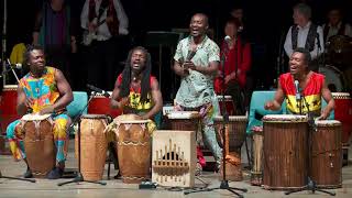 Ghana Traditional Drumming Performance with Koffie Fugah and WALA Group [upl. by Manouch]