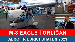 M8 EAGLE  ORLIČAN  RADALYTICA  AERO FRIEDRICHSHAFEN 2023 [upl. by Anelis701]