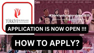 Türkiye Bursları ScholarshipApplication is Now Open How to Apply amp Dashboard Walkthrough [upl. by Yelsna671]