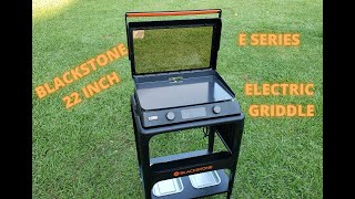 Blackstone 22 inch E Series Electric Griddle Unboxing Assembly and Overview [upl. by Roderick145]