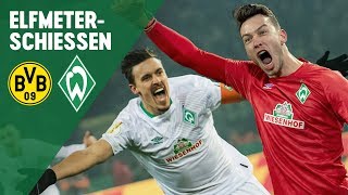 DFB Pokal Pavlenka amp Kruse entscheiden Elfmeterschießen  Borussia Dortmund  Werder Bremen 57 [upl. by Lawson]