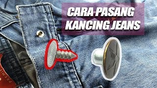 Cara pasang kancing jeans [upl. by Maxia744]