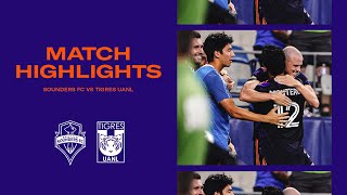 HIGHLIGHTS Seattle Sounders FC vs Tigres UANL  August 10 2021 [upl. by Irok]