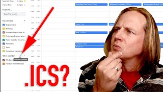 Add ICS file to Google Calendar [upl. by Mcmullan]