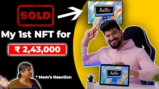 How To Sell NFT Online  Best Tutorial for Beginners  Moms Reaction on NFT  Sahil Gera [upl. by Leachim]